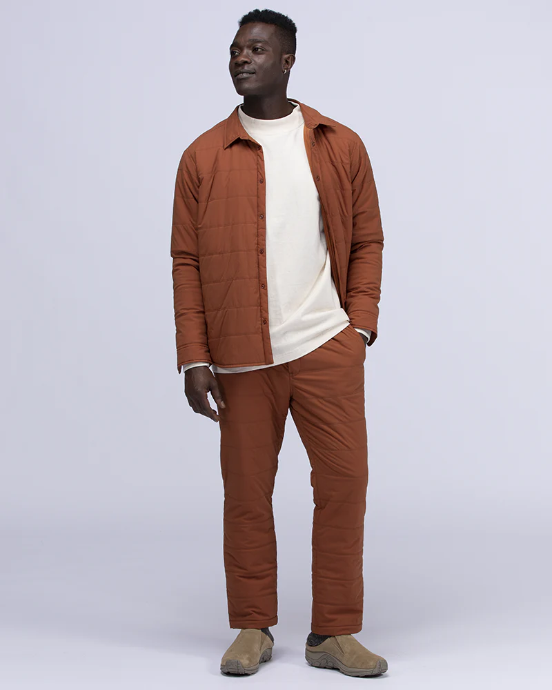 Recycled Cotton Mockneck Long Sleeve T-Shirt - Image 3