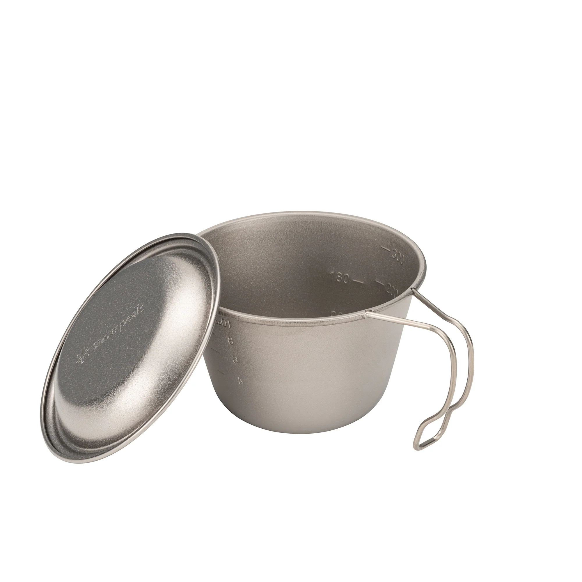 Deep Titanium Backpacker's Cup with Lid - Image 2