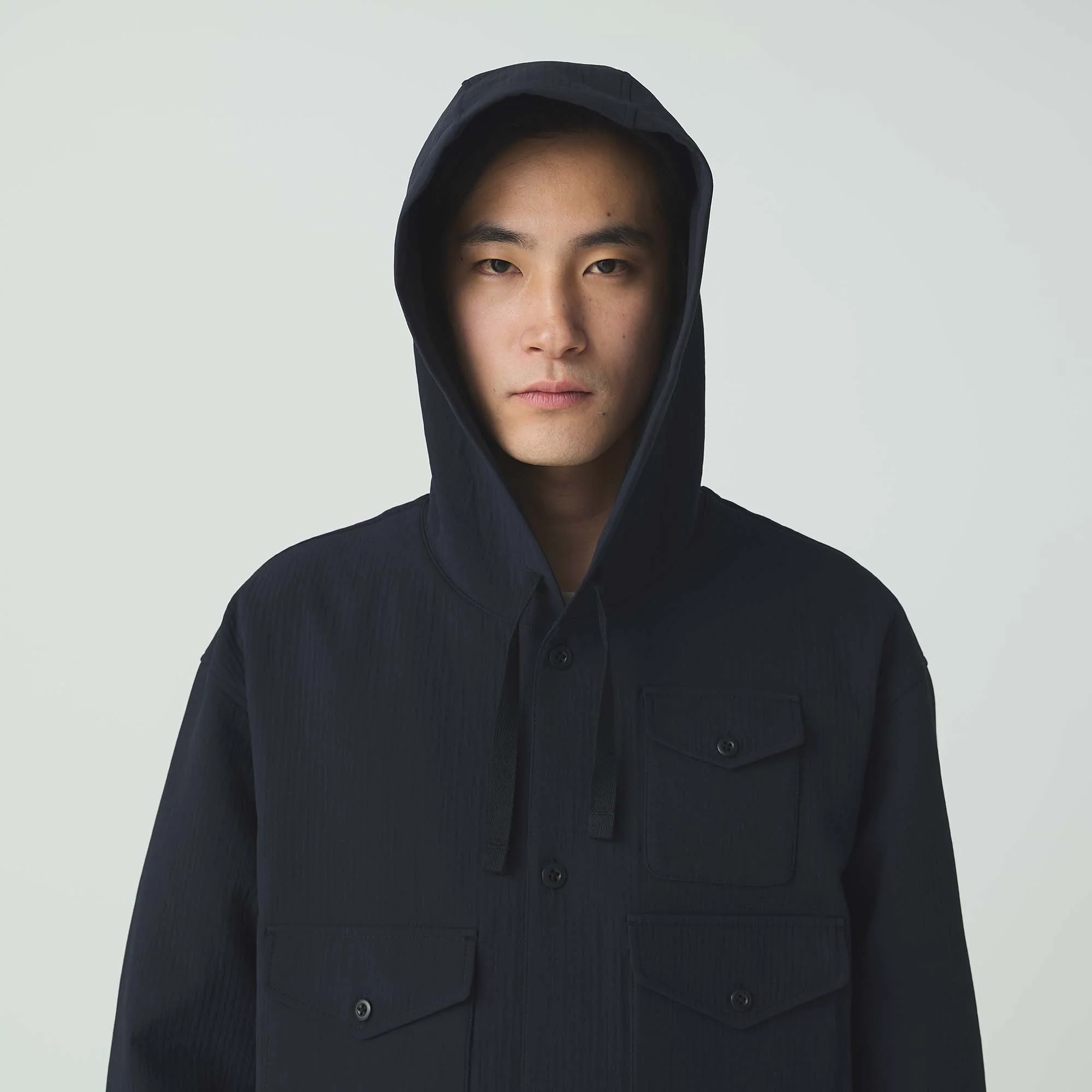 Easy Cloth Hooded Shirt - Image 11