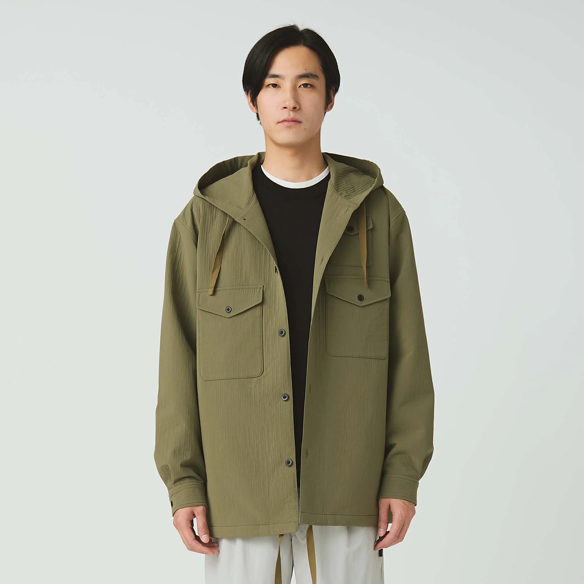 Easy Cloth Hooded Shirt - Image 14