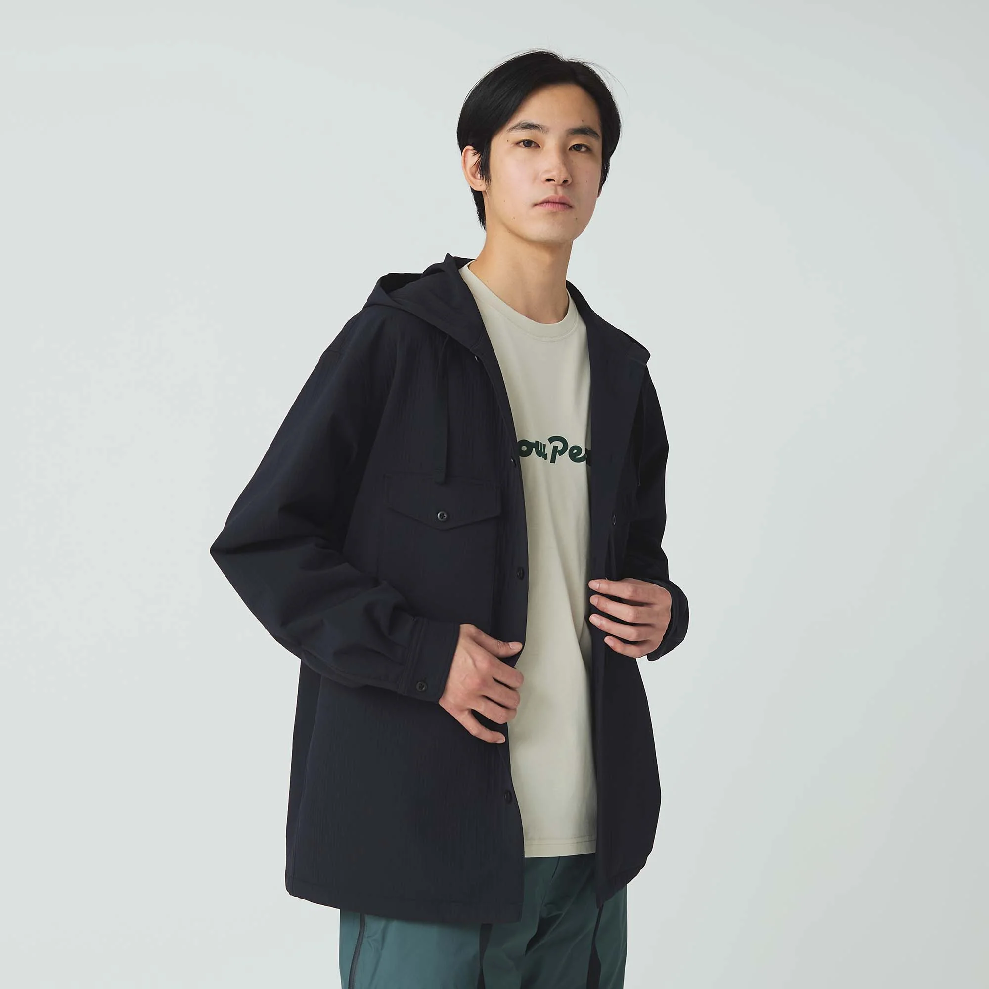Easy Cloth Hooded Shirt - Image 4