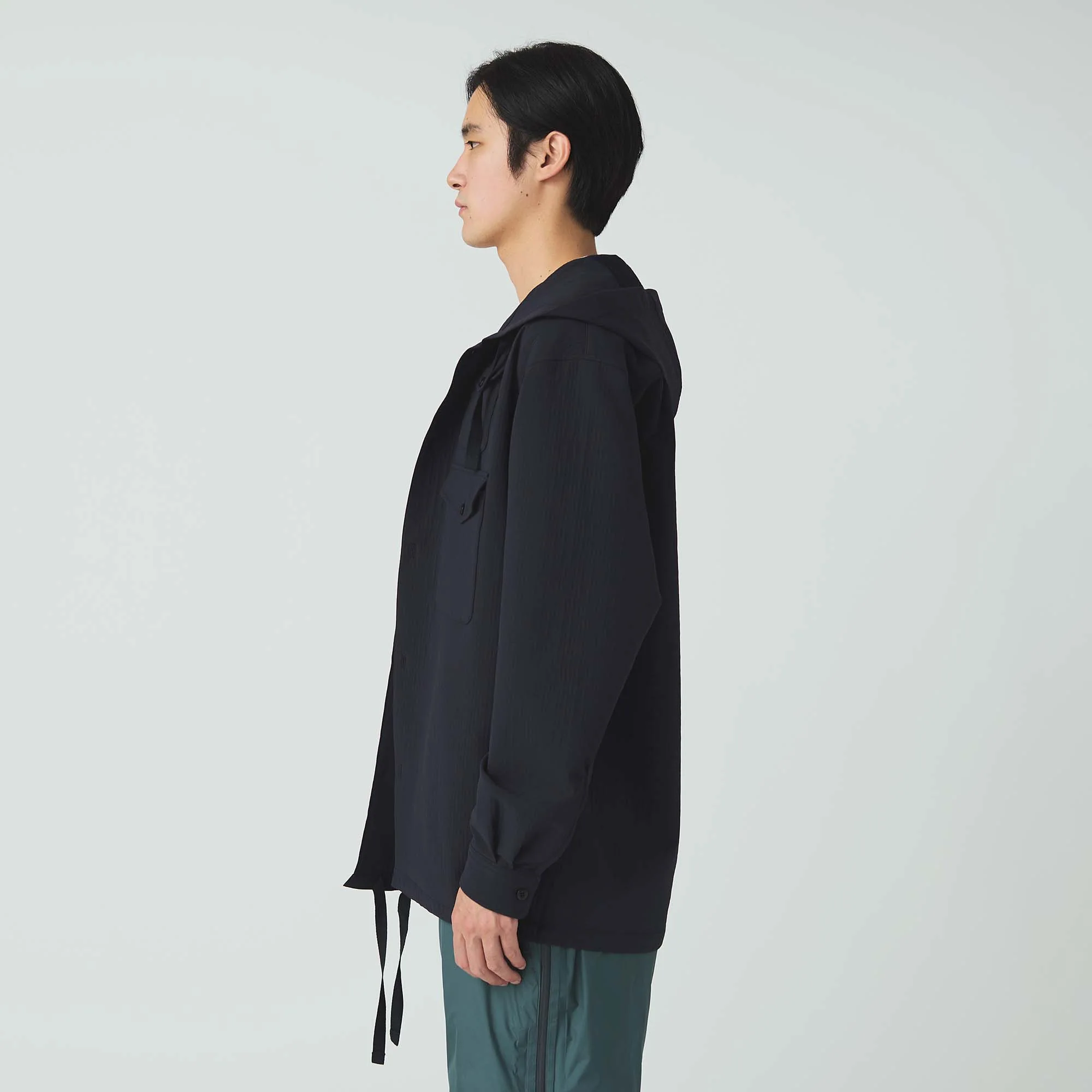 Easy Cloth Hooded Shirt - Image 6