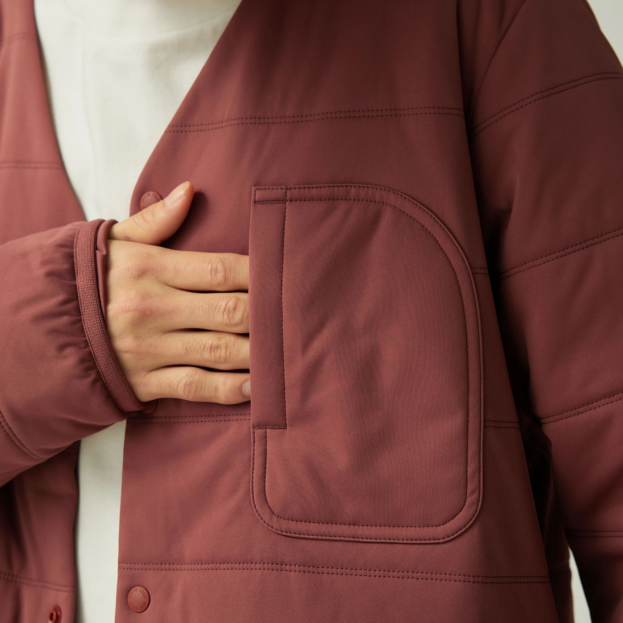Flexible Insulated Cardigan - Image 9