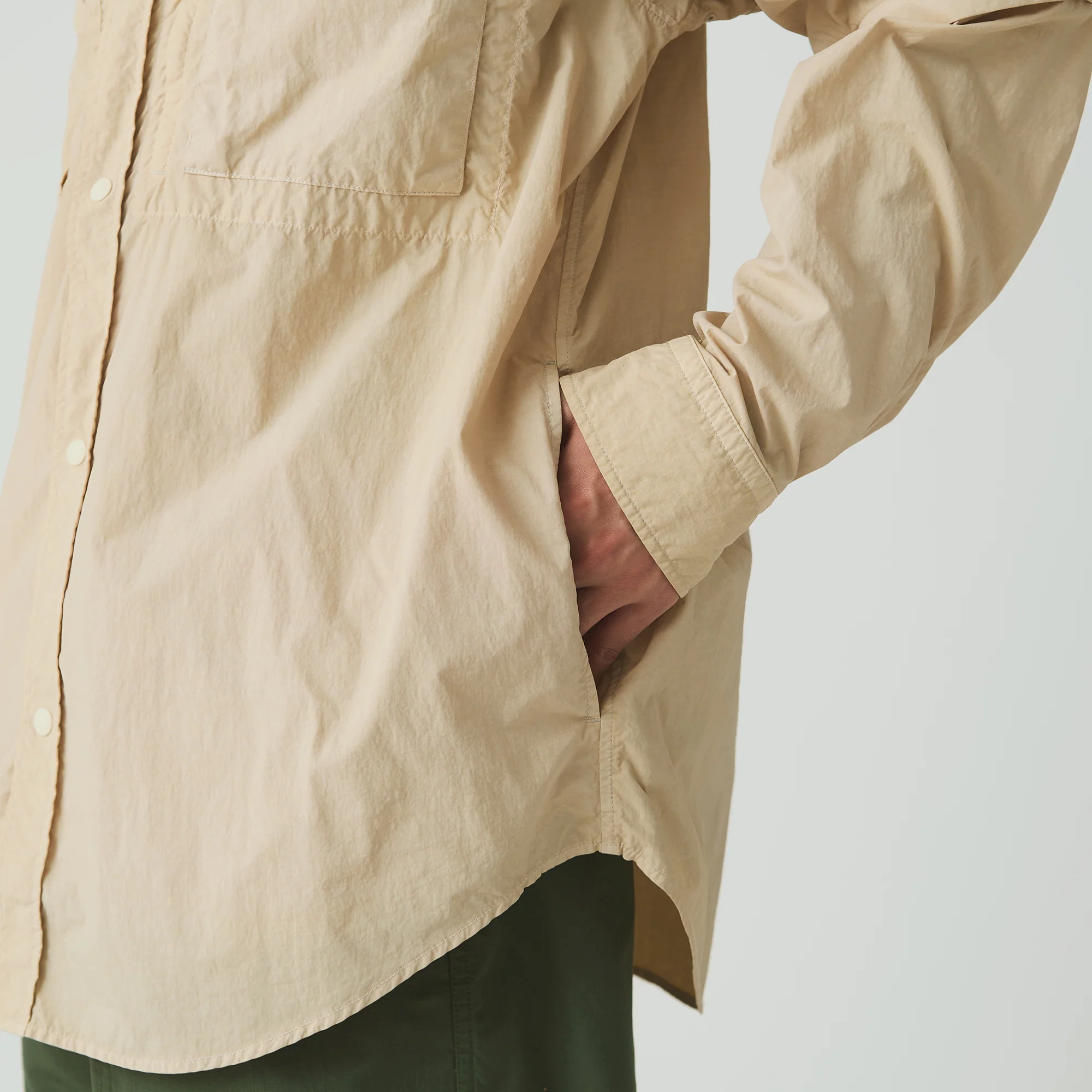 Garment Dyed Convertible Shirt - Image 10