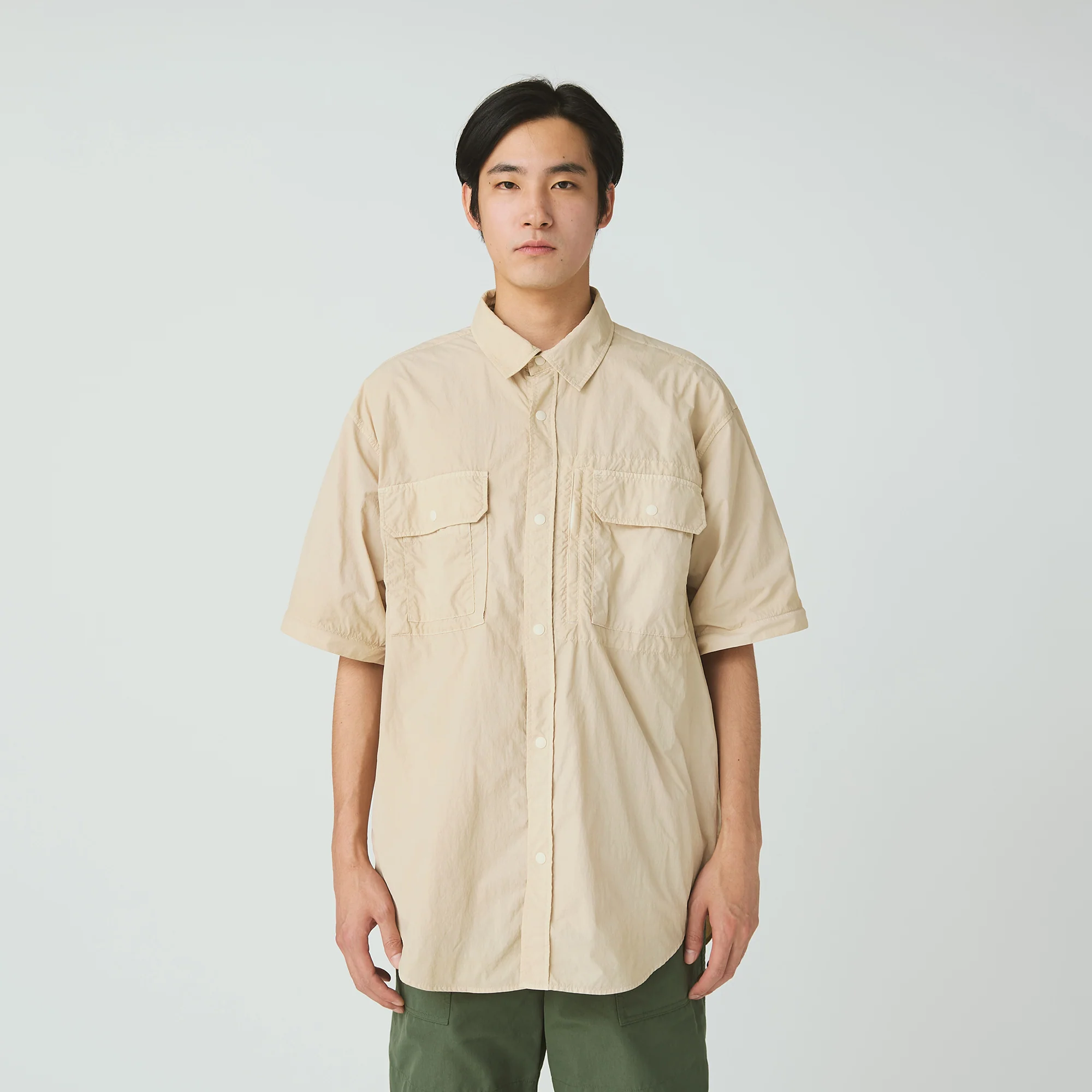 Garment Dyed Convertible Shirt - Image 15