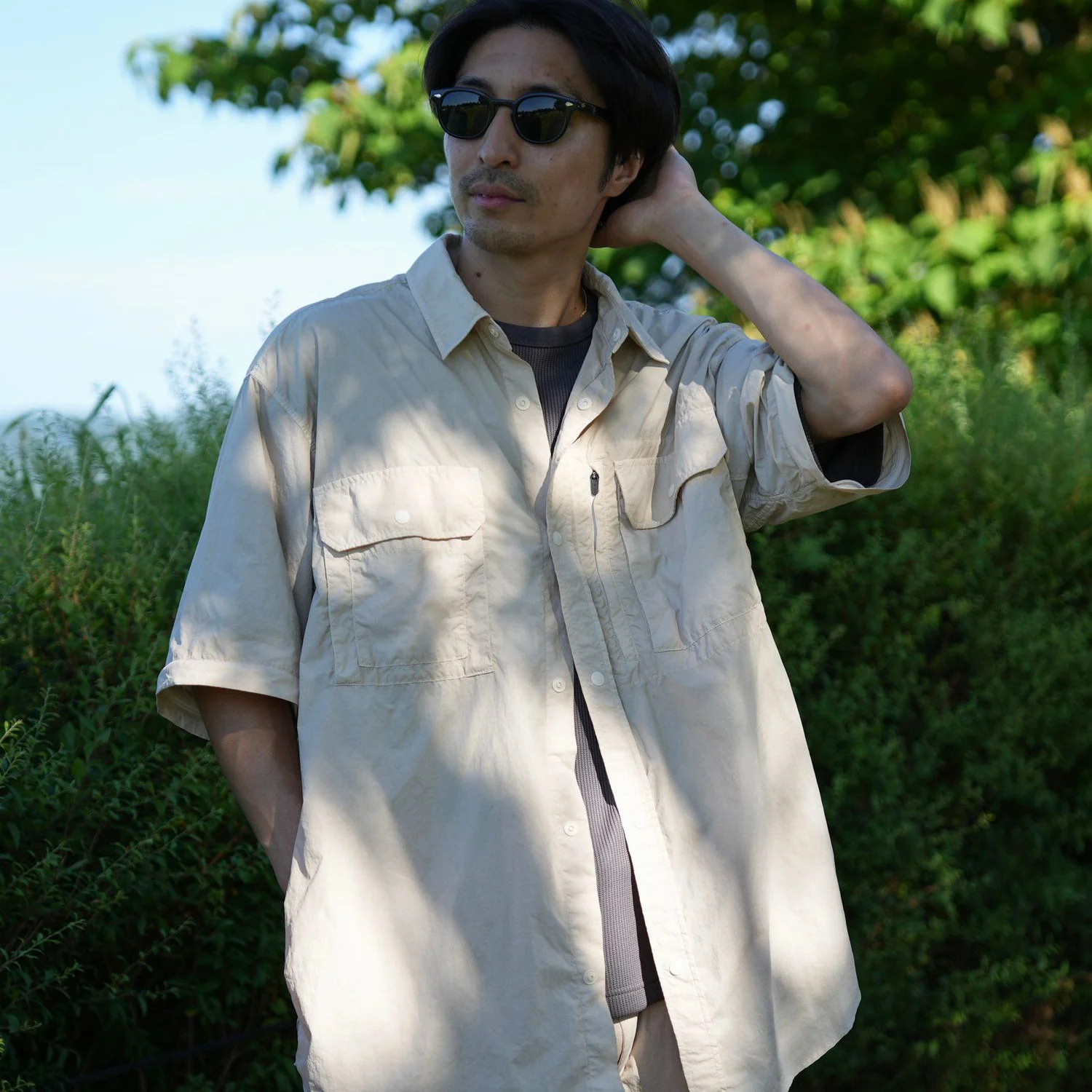 Garment Dyed Convertible Shirt - Image 19