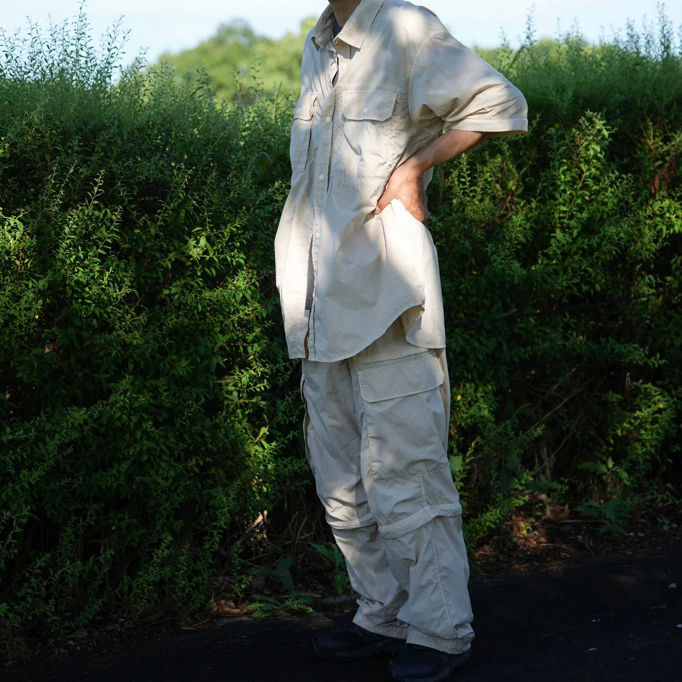 Garment Dyed Convertible Shirt - Image 20