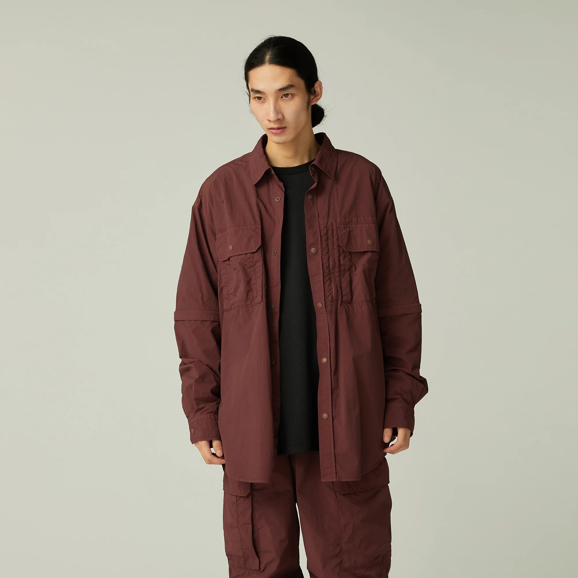 Garment Dyed Convertible Shirt - Image 25