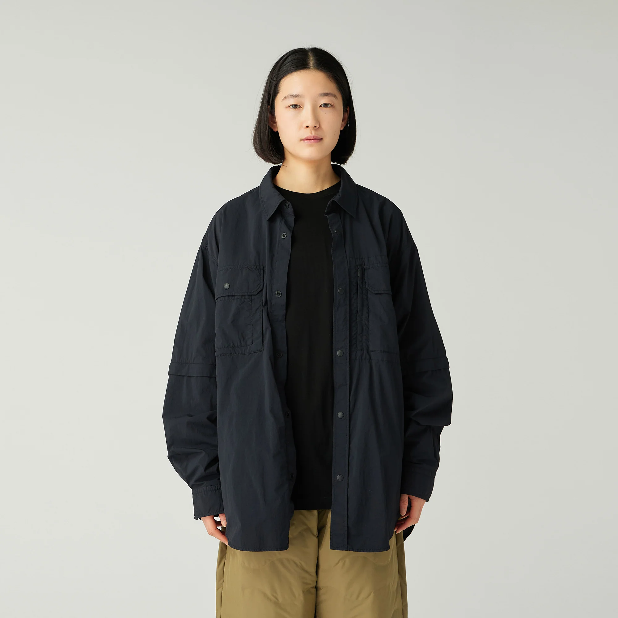 Garment Dyed Convertible Shirt - Image 28