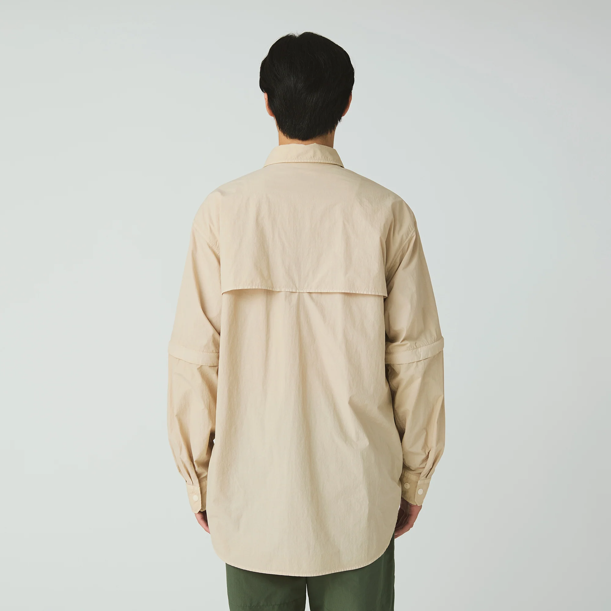 Garment Dyed Convertible Shirt - Image 7