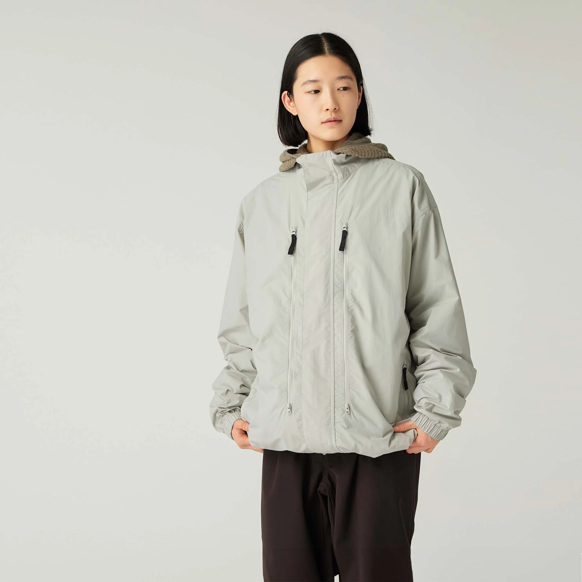Nylon Tussah Utility Storage Jacket - Image 4
