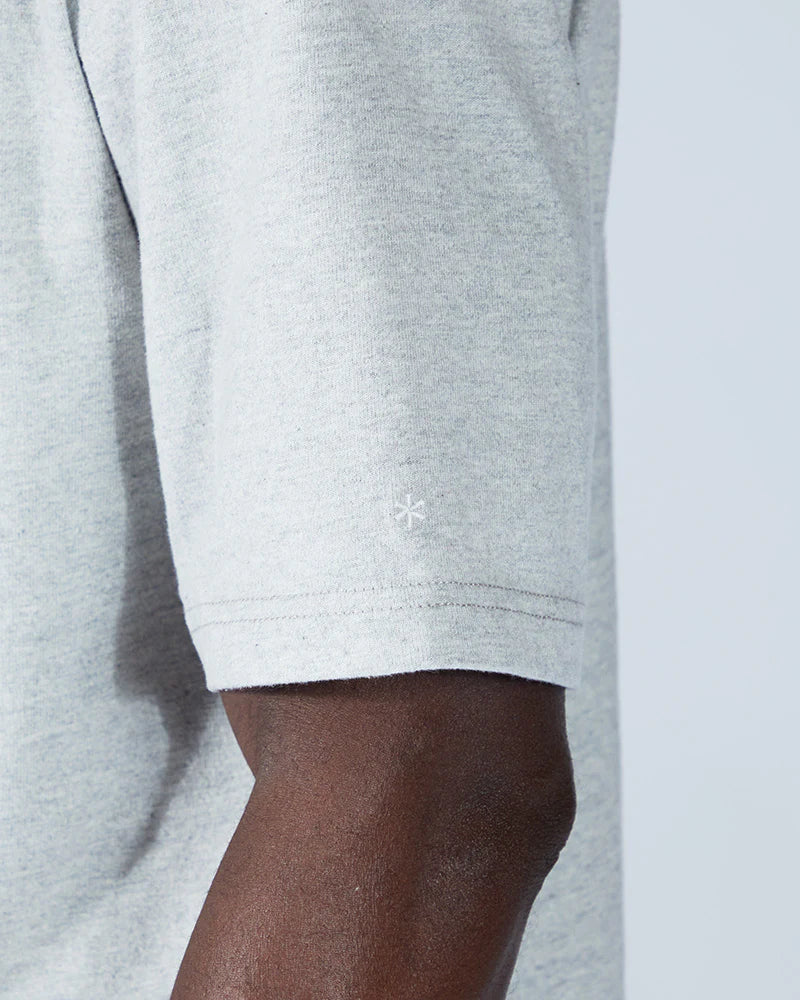 Recycled Cotton Heavy Mockneck T-shirt Renewed - Image 4