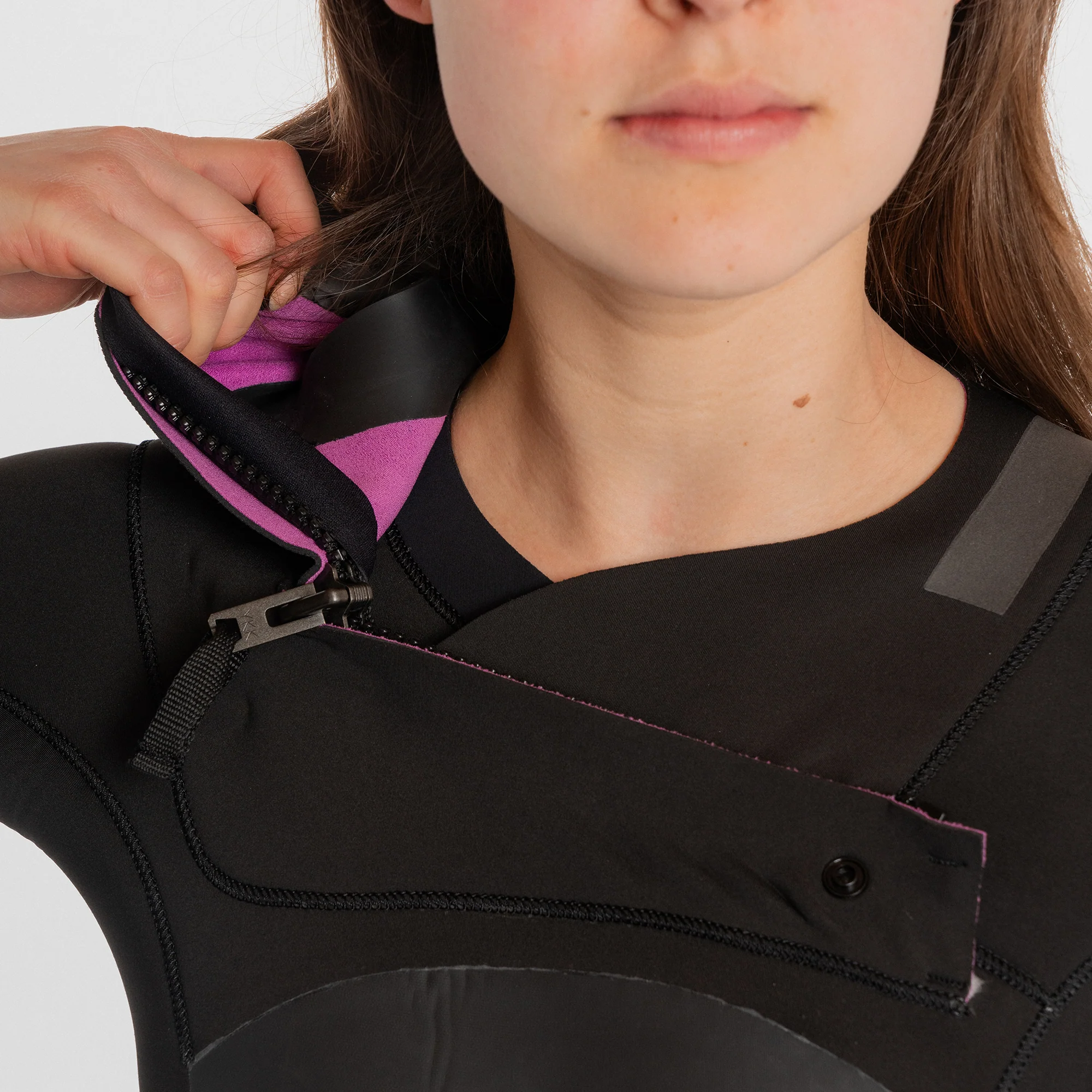 Snow Peak + Finisterre Women's 3mm Yulex Chest Zip Wetsuit - Image 13