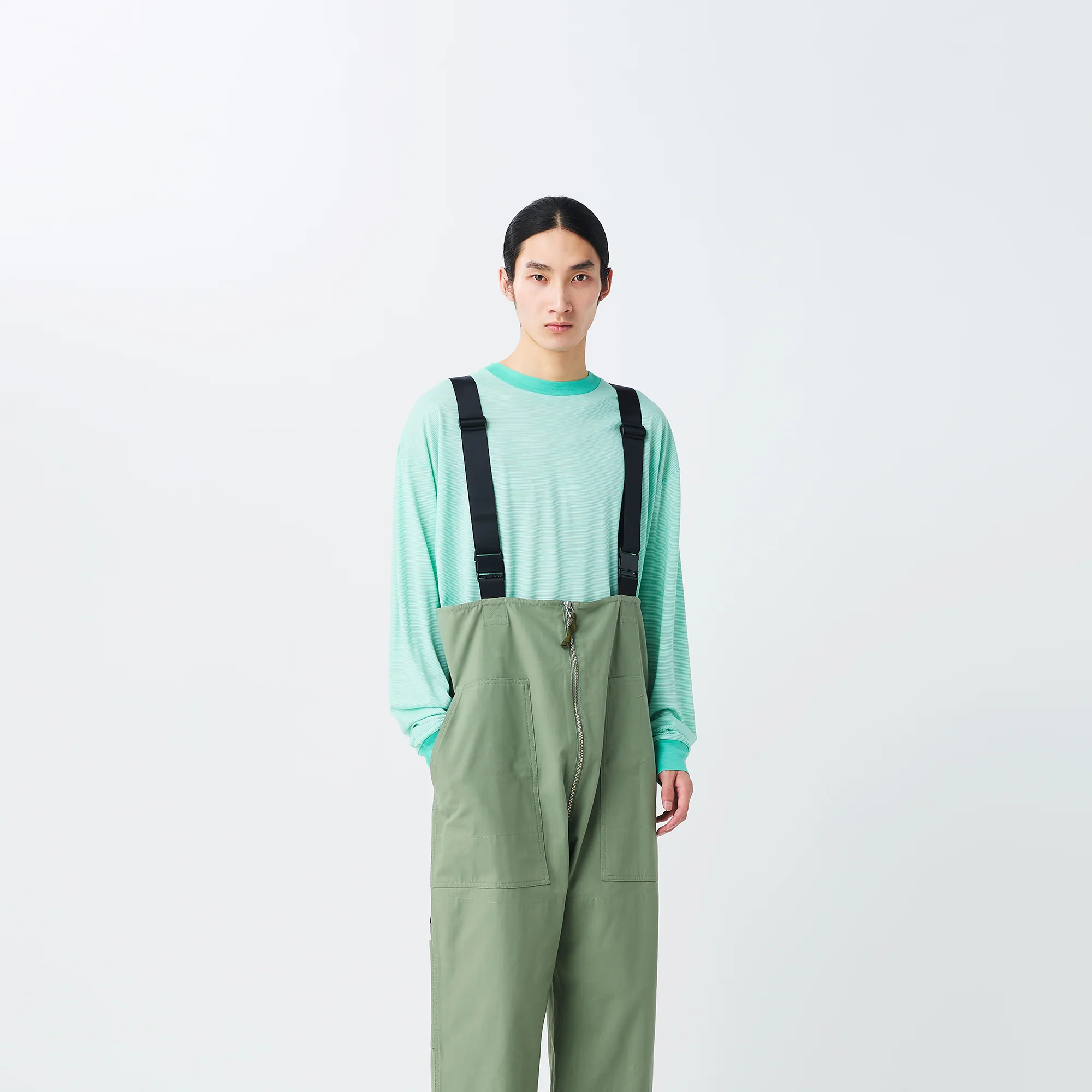 Summer Wool Stripe L/S T-Shirt - Image 2