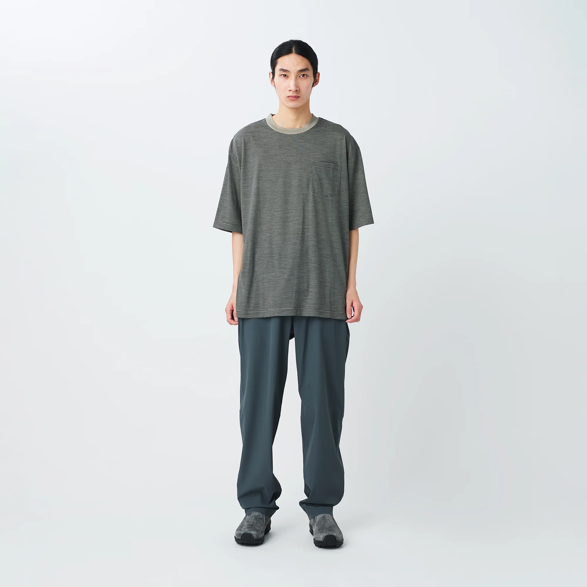 Summer Wool Stripe T-Shirt - Image 15