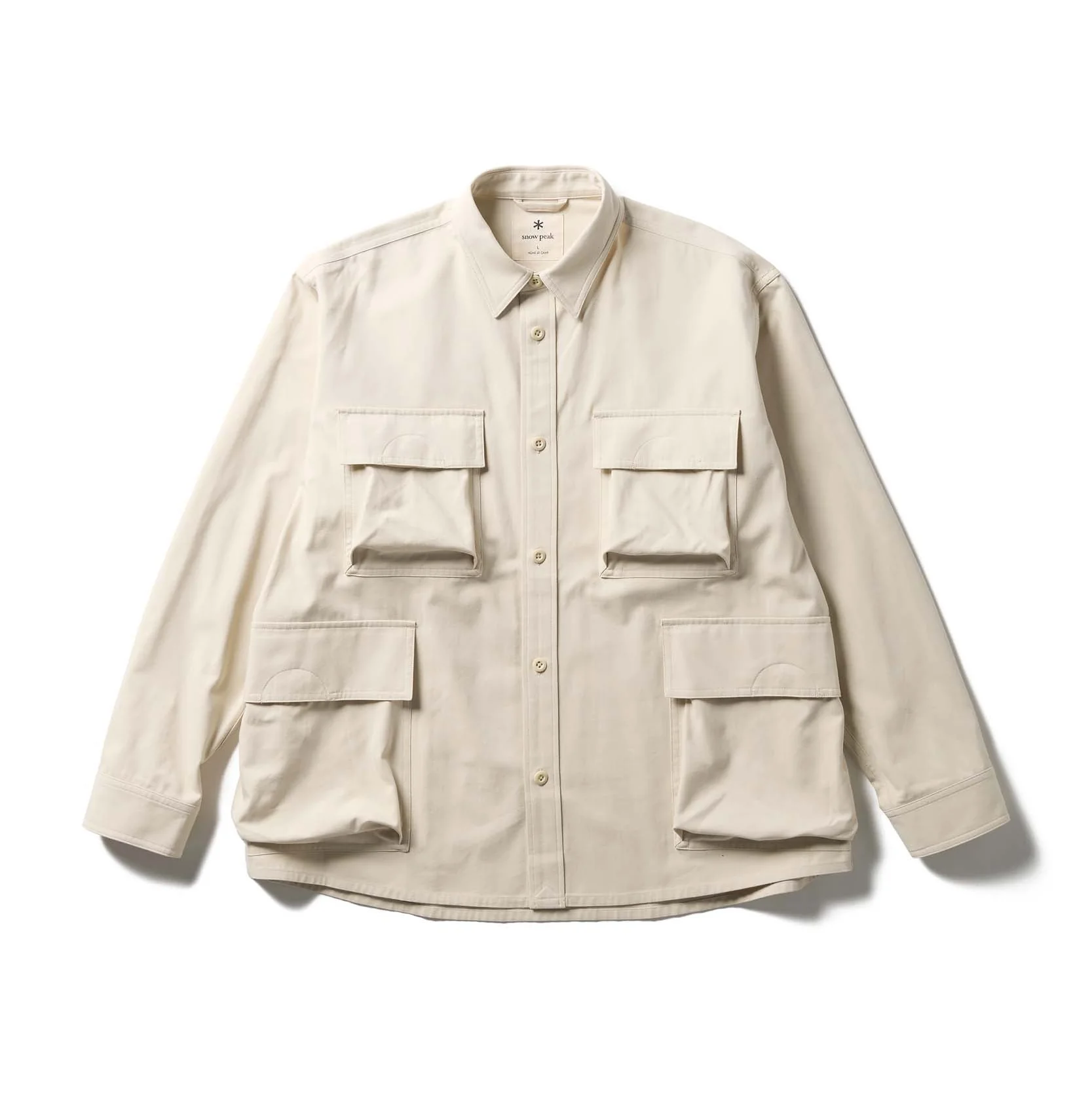 TAKIBI Herringbone Shirt Jacket - Image 7