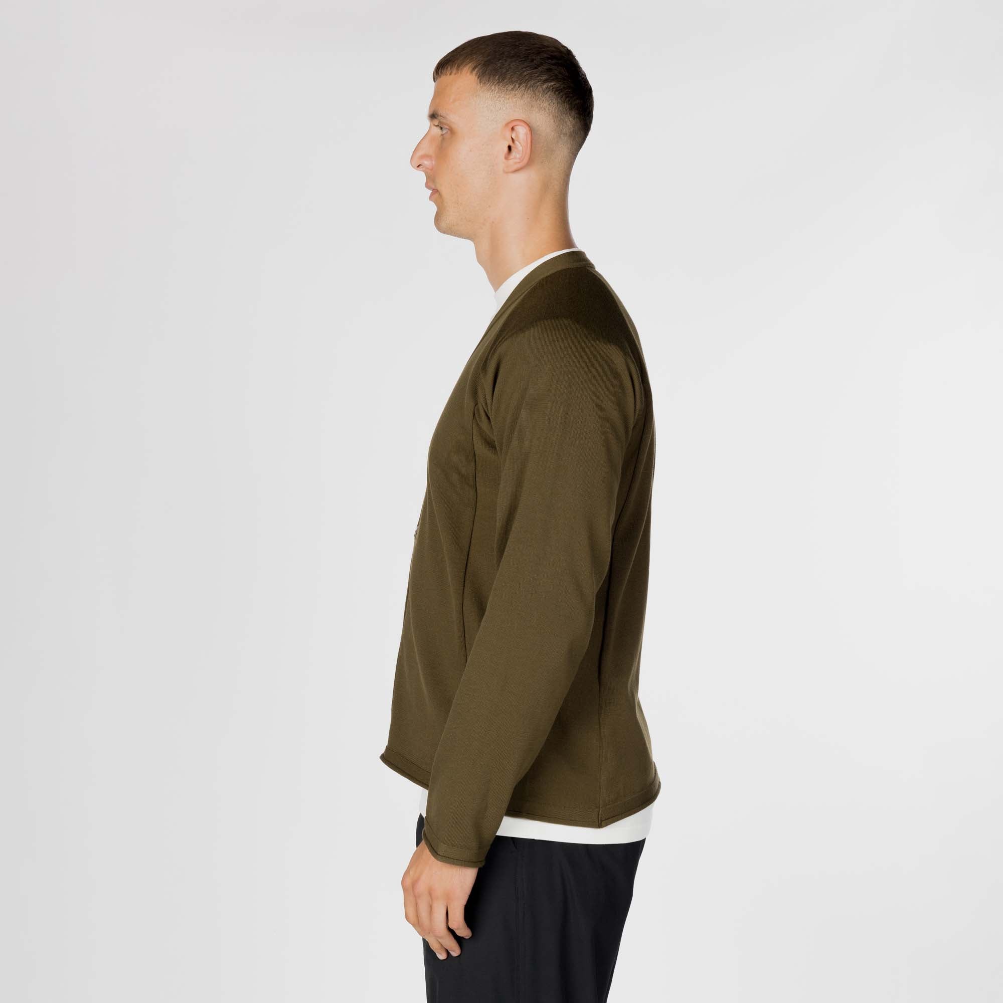 Water-Repellent Knit Cardigan - Image 3
