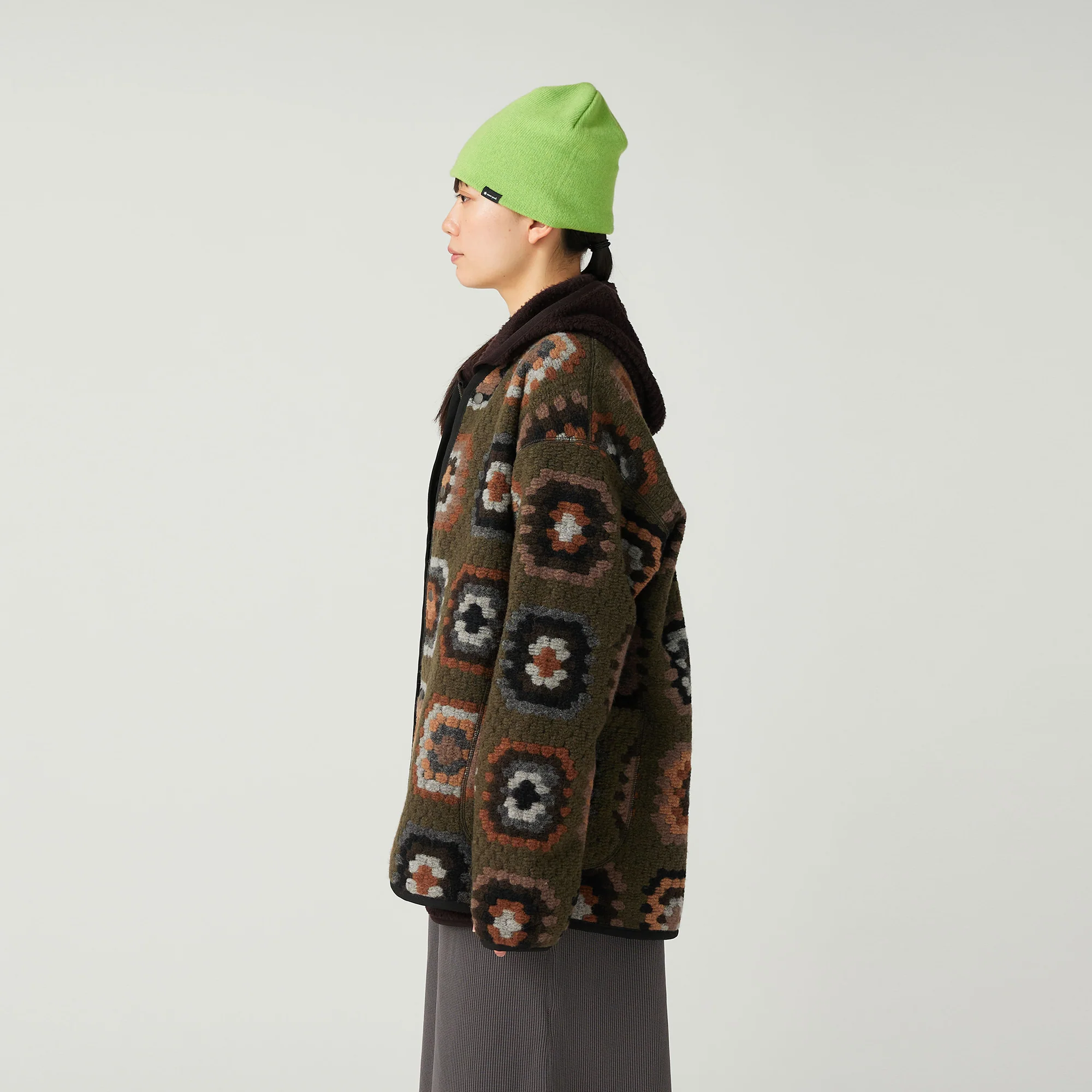 Wool Jacquard Cardigan - Image 12